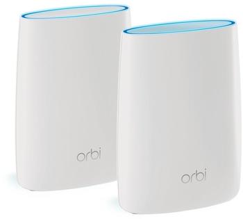Netgear Orbi Hochleistungsfähiges AC3000-Tri-Band-WLAN-System Router und Satellit Set Netgear Orbi Hochleistungsfähiges AC3000-Tri-Band-WLAN-System Router und Satellit Set
